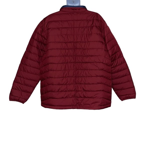 Columbia OmniHeat Quilted Puffer Jacket Mens XXL Red Big Tall Pockets Outdoor - Picture 7 of 12